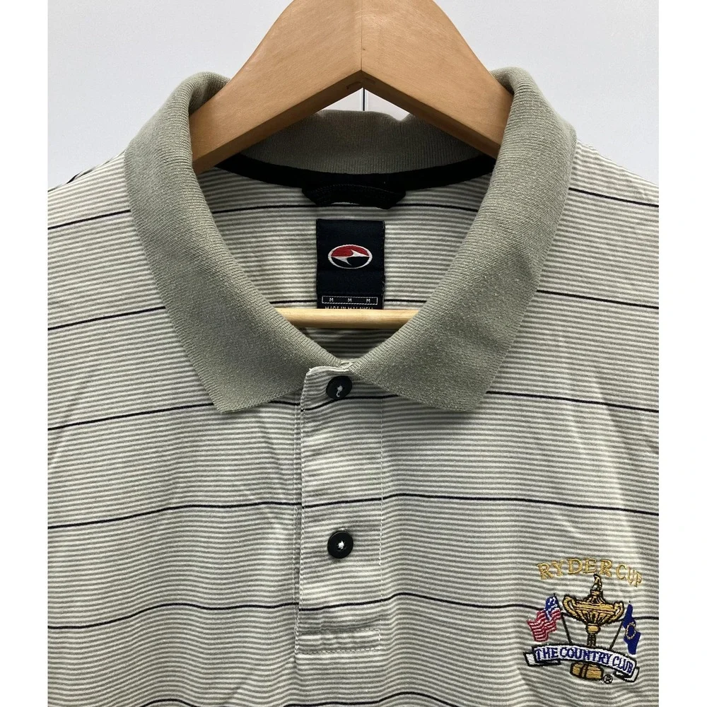 Nike Tiger Woods Polo Shirt Mens Medium Ryder Cup The Country Club Brookline‎